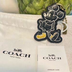 Coach Mickey charm